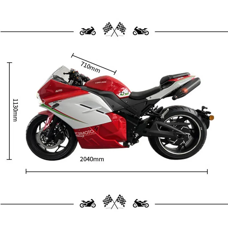 Дальний радиус действия Китай SKD Электрические мотоциклы оптом электрический