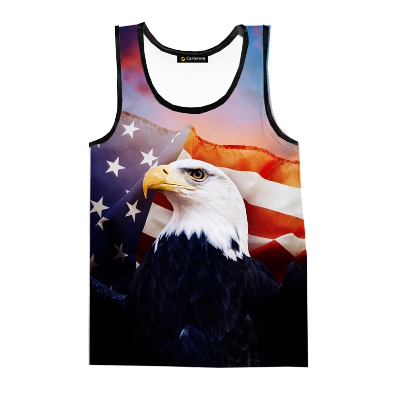 

Майка Мужская/Женская с 3D-принтом «Орлан», Повседневная рубашка без рукавов, уличная одежда в стиле хип-хоп, топ оверсайз, лето