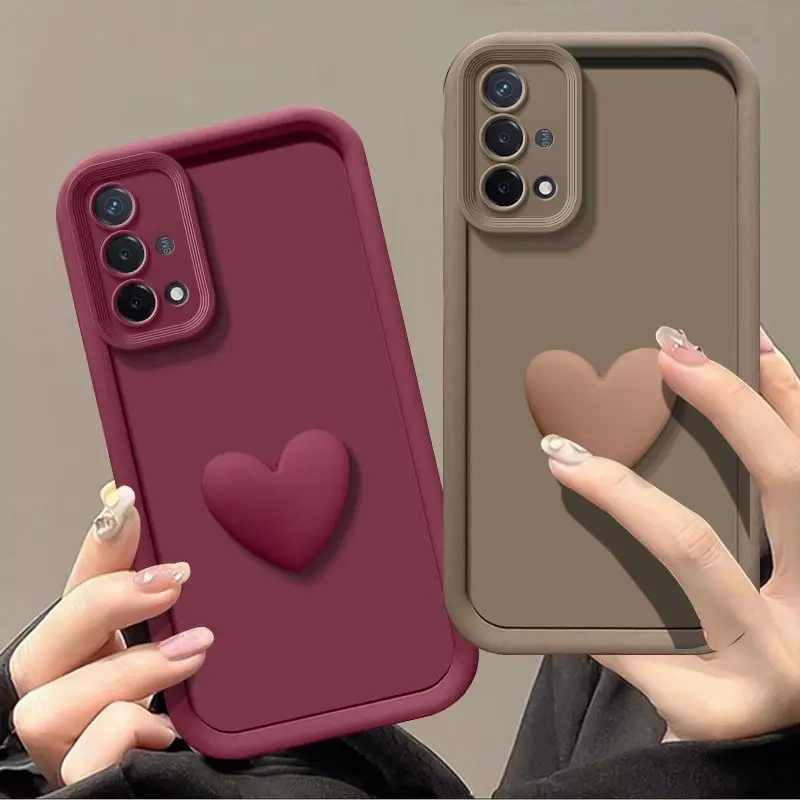 Y9A Y7A Y71 INS милый 3D любовное Сердце Силиконовый чехол для телефона Huawei P40Lite Honor50Pro Y6 Y7