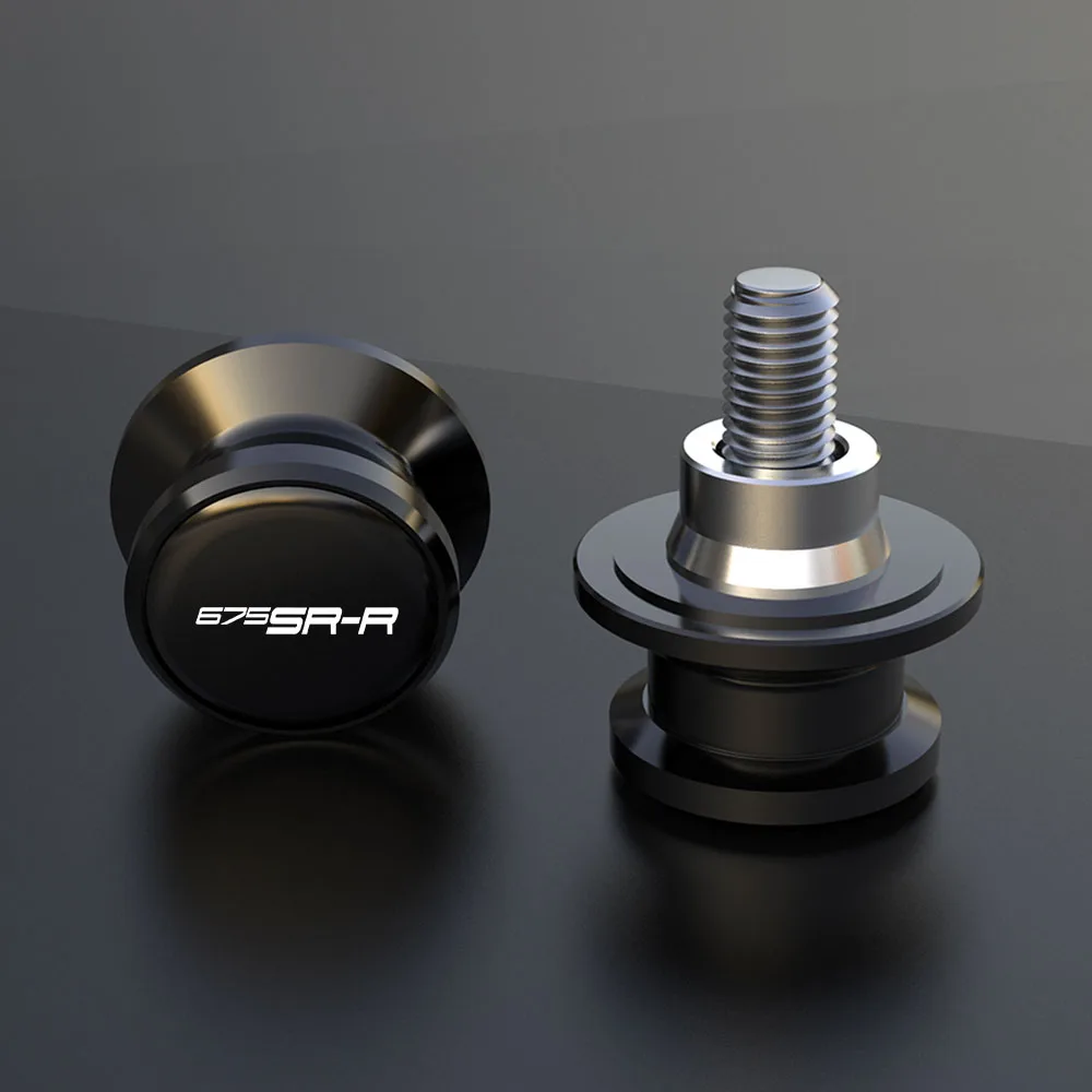 

Для CFMOTO CF MOTO 675SRR 675 SR-R 675 SRR 675 2024 2025 Аксессуары для мотоциклов 10 мм катушки маятника Задняя подставка Винты Ползунки