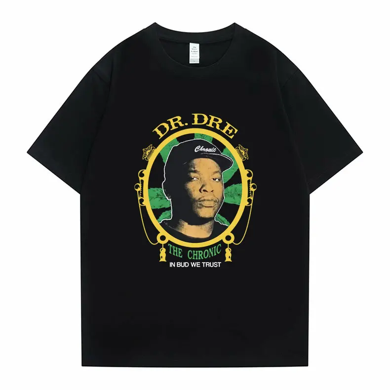 

Fashion Men Women Cotton Tee Men Vintage T Shirt Short Sleeve Dr. Dre The Chronic Tshirt Hip Hop Rap Man Woman Casual T-Shirt