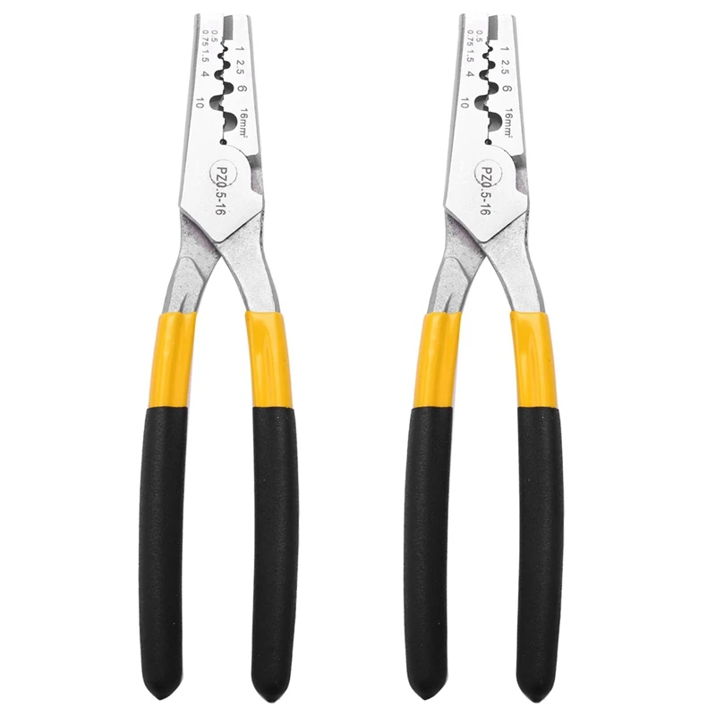 

2X PZ 0.5-16 Germany Style Small Crimping Pliers For Cable End Sleeves Special Tube Terminals Clamp Hand Tools
