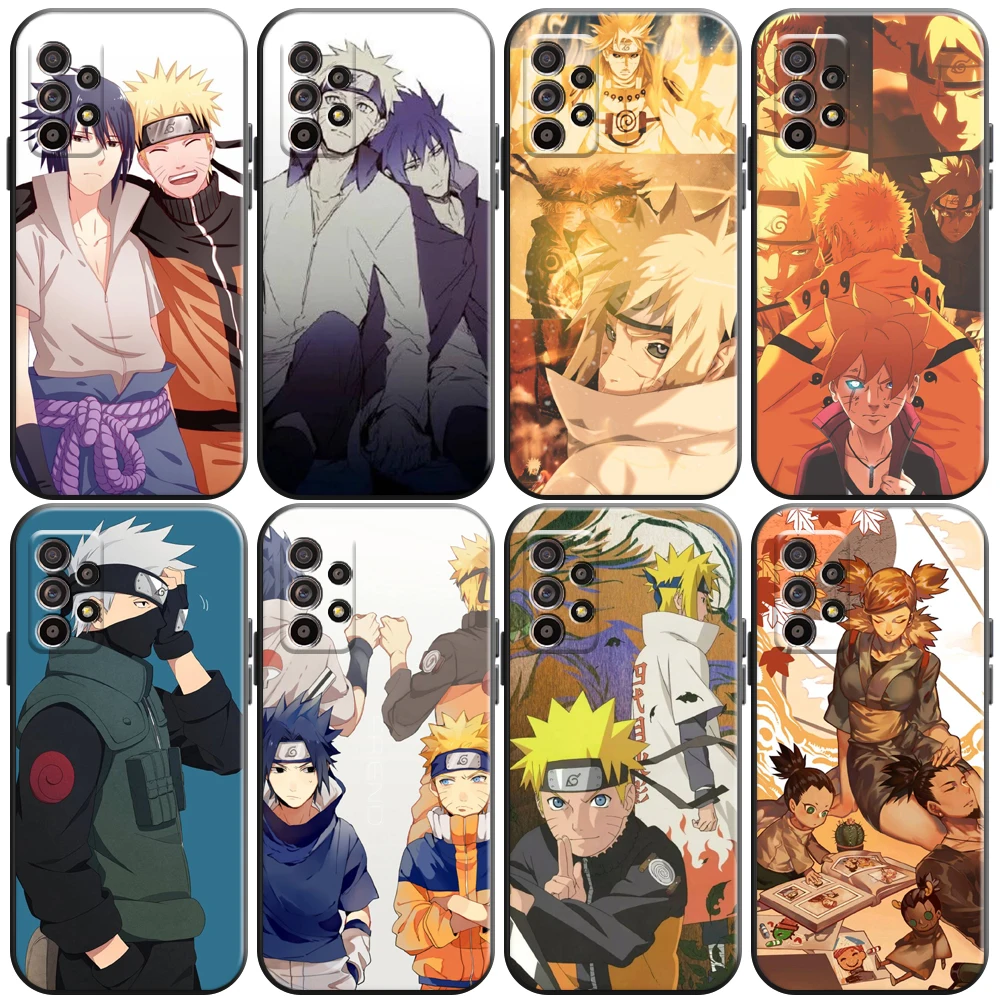 

Japan NARUTO Anime Phone Case For Samsung Galaxy A32 4G 5G A51 4G 5G A71 A72 4G 5G Soft Carcasa Funda Silicone Cover Coque