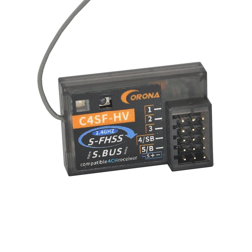 Corona RC C4SF-HV 2 4 ГГц Futaba FHSS/S-FHSS Совместимый приемник SBUS для 3PL 3PRKA 4PLS 4PX 4GRS 4PM