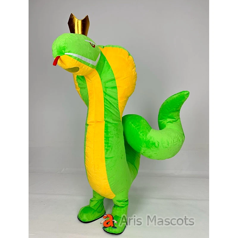 2 м/2 6 м реальная змея косплей костюм полный надувной для китайских новогодних