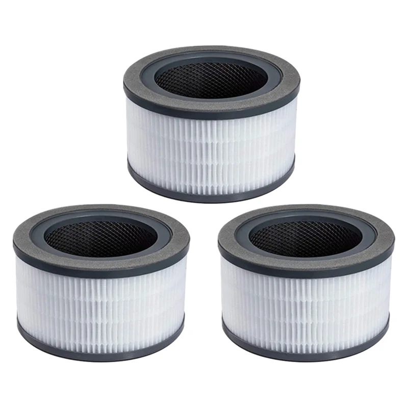 

3Pcs Air Purifier Replacement Filter for Levoit Vista 200 Air Purifier,3 in 1 Efficiency Activated Carbon HEPA Filter