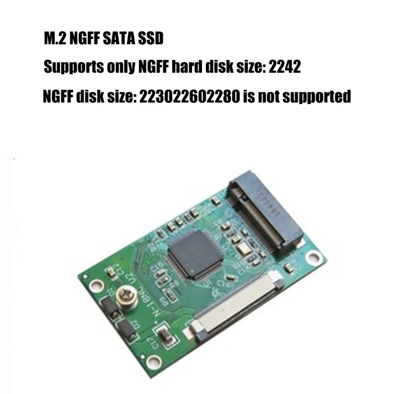 Карта преобразователя M.2 NGFF ZIF 2242 SSD HDD адаптер-конвертер модуль для 2400 2510P 2710P D420 D430