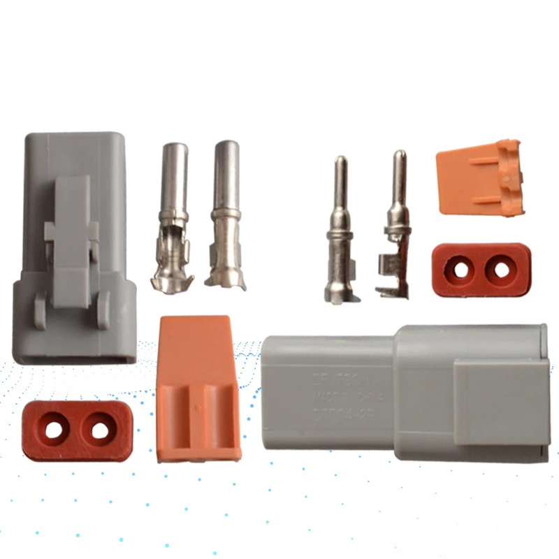 2 контакта DTP Series мужской женский водонепроницаемый Электрический автомобильный разъем