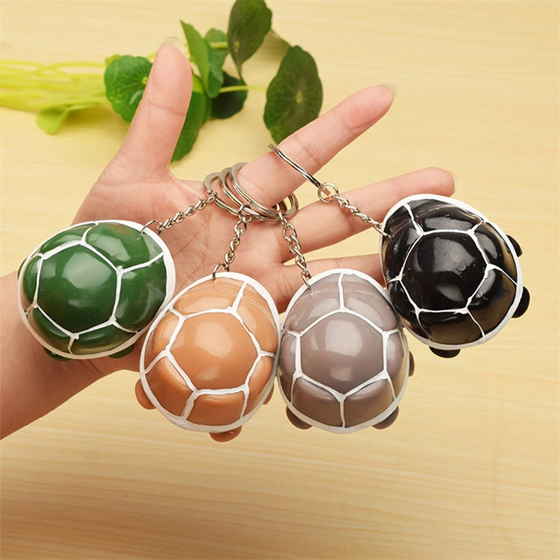 

Turtle Keychain Squishy Squeeze Toy for Men Stress Reduction Creative Decompression Expansion Fun Children'S Adult Toys