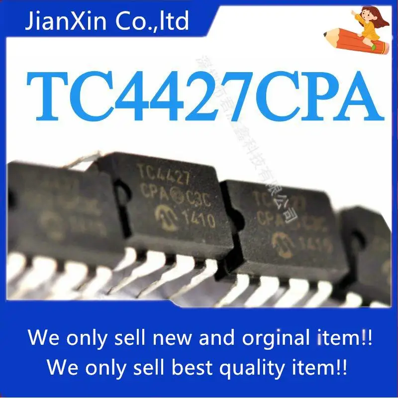 

10pcs 100% orginal new TC4427 TC4427CPA DIP-8 MOSFET driver chip out