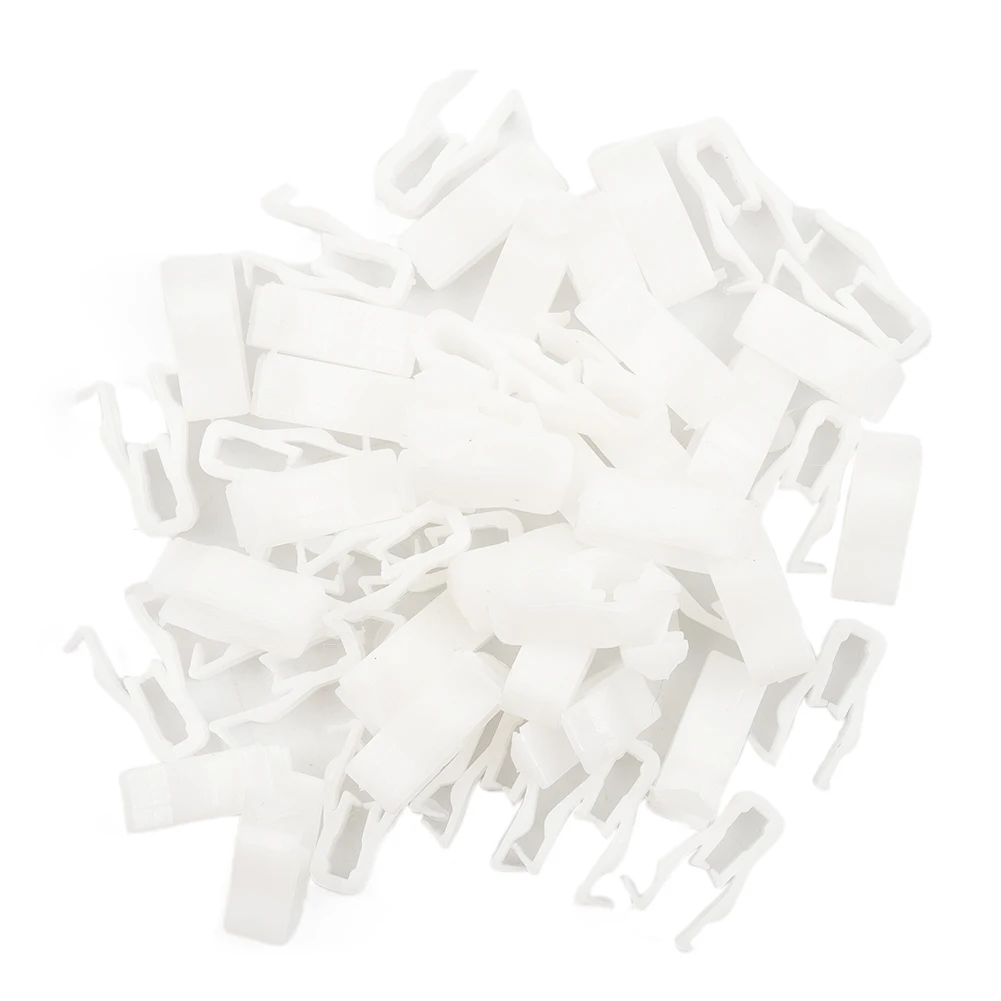 

50pcs Trim Clips White Plastic Car Instrument Panel Dashboard Rivet Retainer Clip 1.8 X 1.2cm 6mm Hole A15111300ux0175