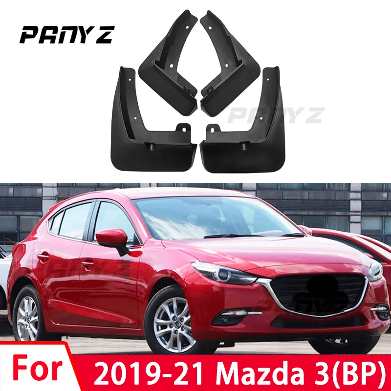 

For Mazda 3 Enclave 2019-2021 MudFlaps Mud Flap Splash Guard Mudguards Front Rear Fender Auto Styline Car Accessories