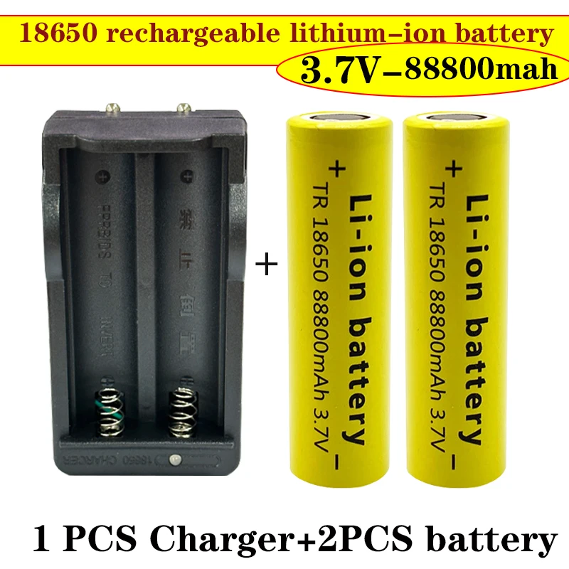 

18650 Battery Free Shipping New Bestselling Li-ion 3.7V88800mah+Charger RechargeableBattery Suitable Screwdriver Battery