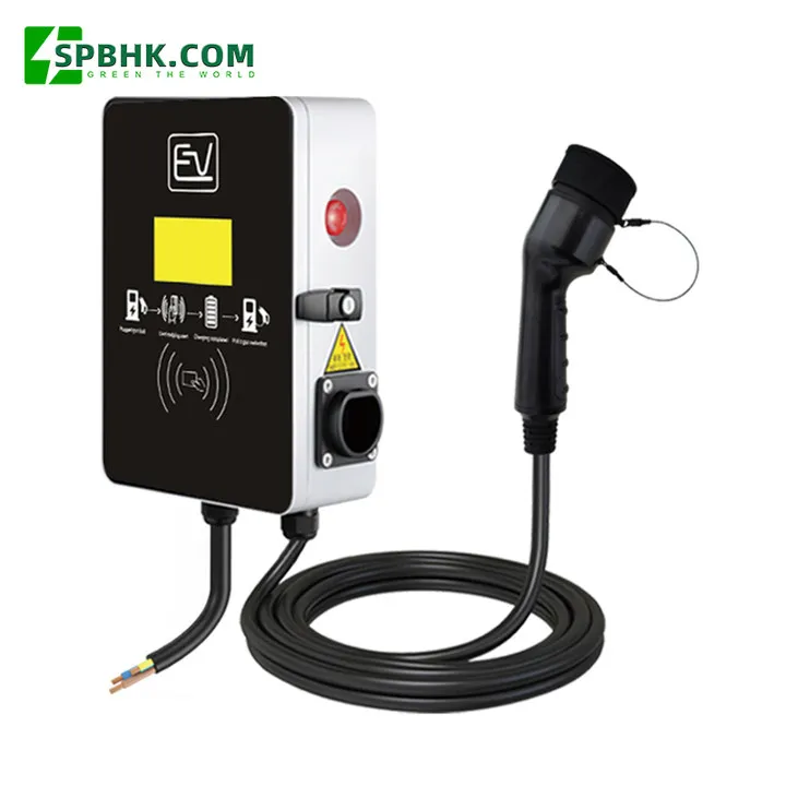 

EV Fast Charging Station Wallbox 22kw 7kw Level 2 Wall EV AC Charger 32A Type2 Wall Mount EV Charger Pile Adapter