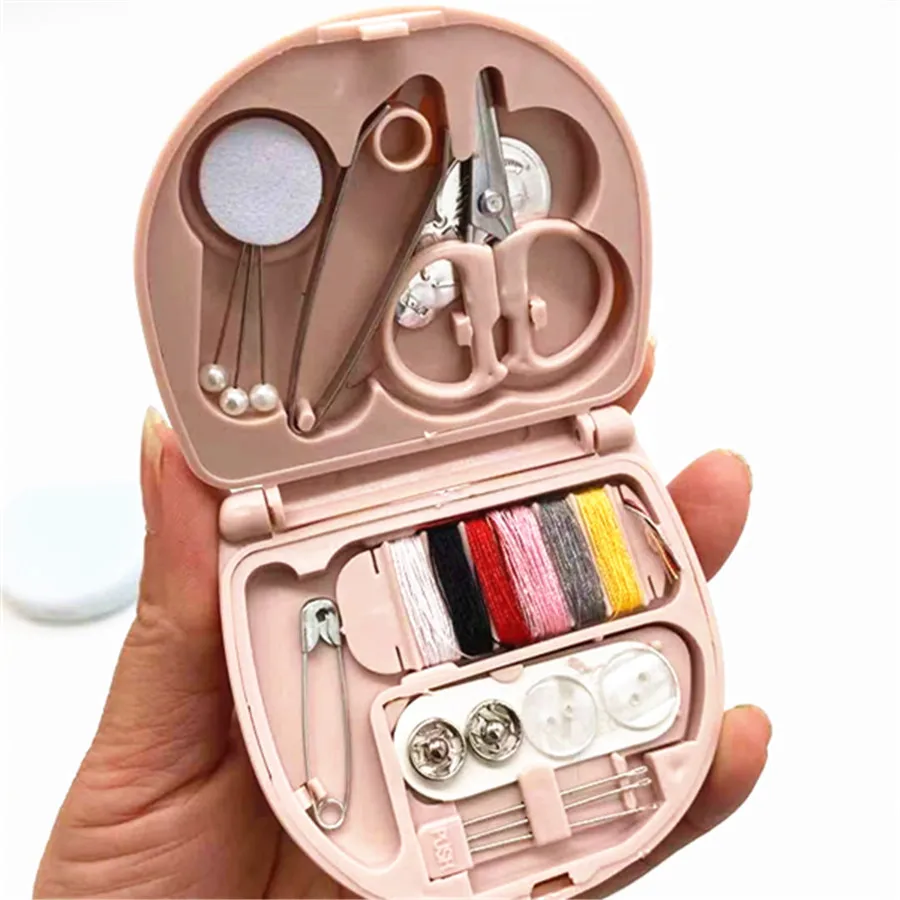 

1pcs Sewing Box Set Nordic Style Mini Sewing Box Portable Small Sewing Kit Sewing Tool Combination Set Hotel Supplies Wholesale