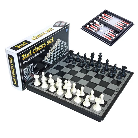Magnetic 3in1 шахматы