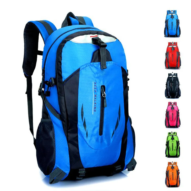 

Waterproof Wholesale Nylon Men Backpack Outdoor Sport Women Mochila Travel Bag Camping Climbing Hiking Rucksack