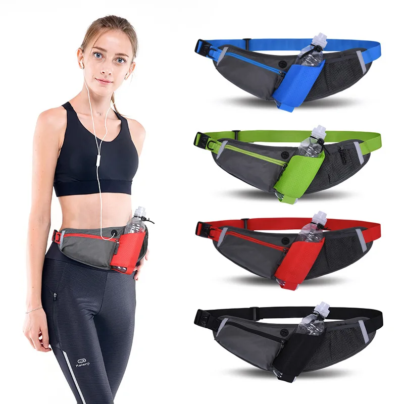 

Running Bag Marathon Waist Pack Men Women Outdoor Sports Hiking Cycling Phone Fanny Pack Gym Fitness Water Bottle Belt Pouch