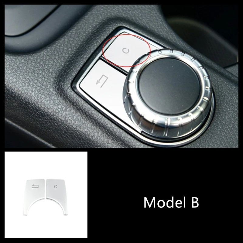 

Мультимедийные кнопки центральной консоли, наклейки, декоративная крышка, наклейки для Mercedes Benz C117 CLA X156 GLA W176 W246 A B Class