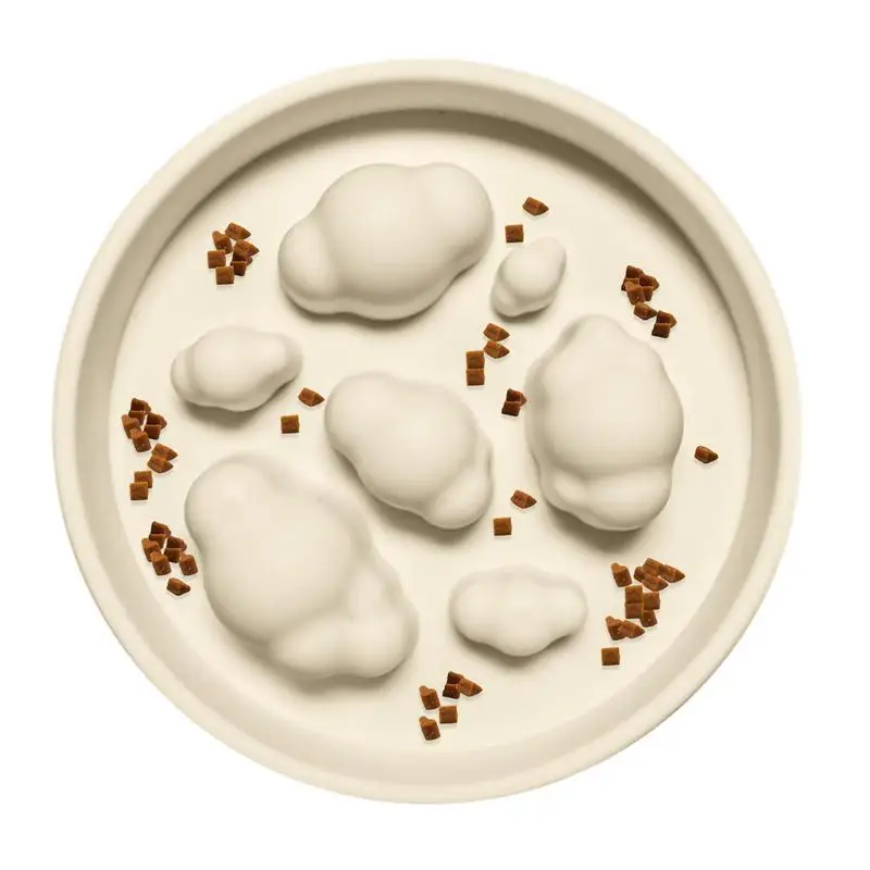

Pet Dog Puzzle Bowl Healthy Slow Food Feeder Anti-slip Anti-gulping Feeding Bowl For Cat Dog Food Feeding Slow Feeder