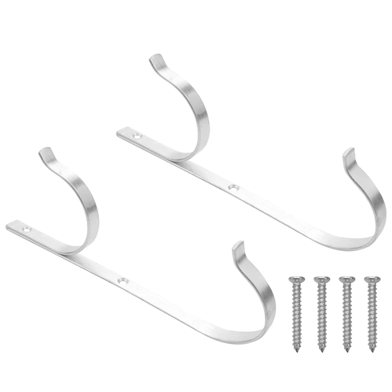 

2 шт., Алюминиевые крючки для телескопических полюсов, скиммеров, для листьев