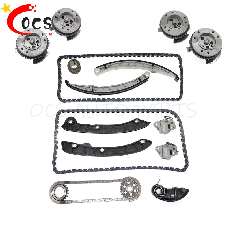 LR 060395 комплект цепи ГРМ с распредменителем подходящий для Range Rover 035549 C2Z30680 AJ 812979