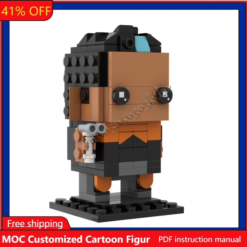 Фото Набор из 120 деталей MOC: Кастомизированные фигурки Райли и Робинсона из Subnautica (Brickheaded Sets) – Креативные конструкторы для самостоятельной сборки, подарки для детей, коллекционные модели для демонстрации №1