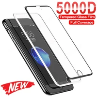 5000d full protective glass for iphone se 2020 6 6s 7 8 plus tempered screen protector iphone6 iphone7 iphone8 safety glass film