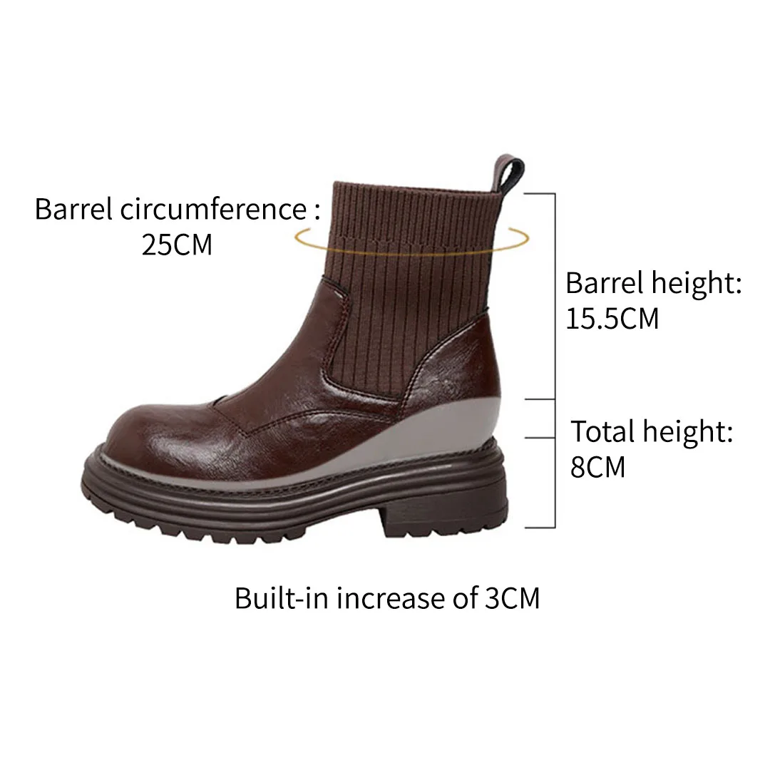 Martens Boots женские осенне-зимние новые черные ботильоны на толстой подошве