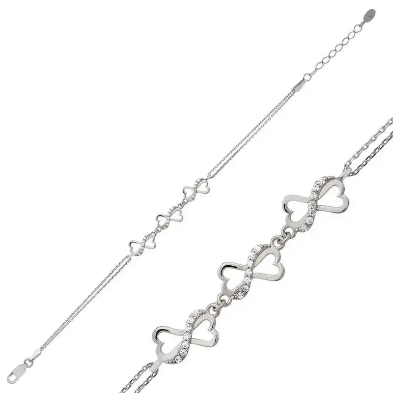 

Tevuli 925 пробы серебра в форме сердца со знаком бесконечности