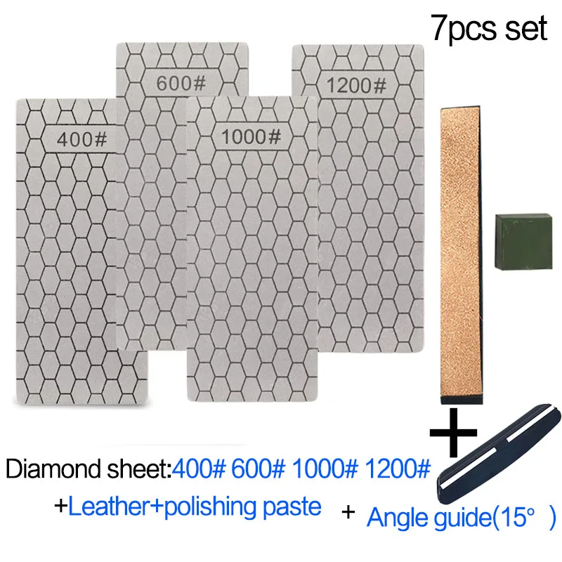

Алмазные бруски 400 #600, зернистость, камень для заточки ножей, точилка для ножей, ультратонкий зеркальный камень, кухонная точилка