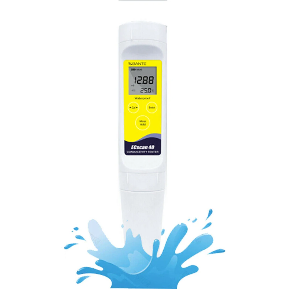 

4 in 1 Pen Type Conductivity Meter TDS Salinity Temp Meter with Waterproof Function