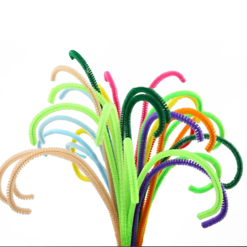 

100 Pipe Cleaners in Every Color of The Rainbow Chenille Stems Twist Sticks Great for DIY Arts & Crafts Projects