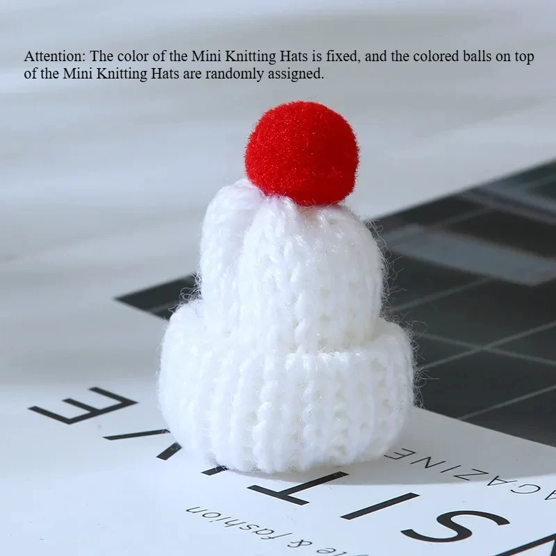 

Мини вязаные шапки для рукоделия