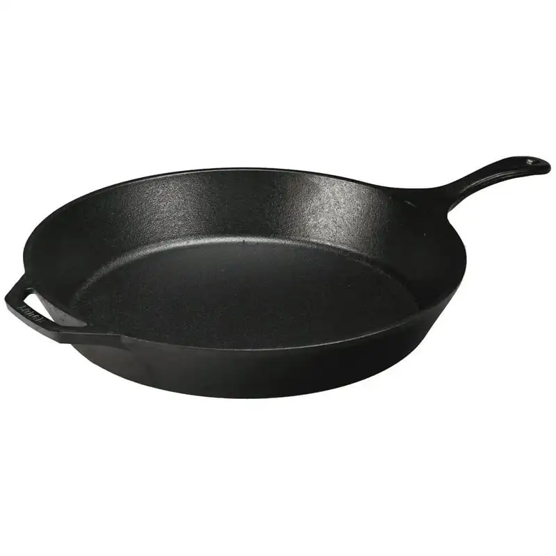 

2023 New Iron 15" Seasoned Skillet Non-stick Pan Frying Steak Pancake Cookware Pans Kitchen Accessories