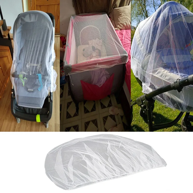 

Baby Stroller Mosquito Net Pushchair Cart Insect Shield Net Mesh Safe Infants Protection Mesh Cover Baby Stroller Accessories