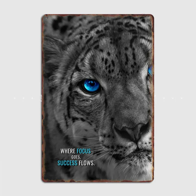 Успешные потоки металлической фотокартины Настенная роспись печатный знак