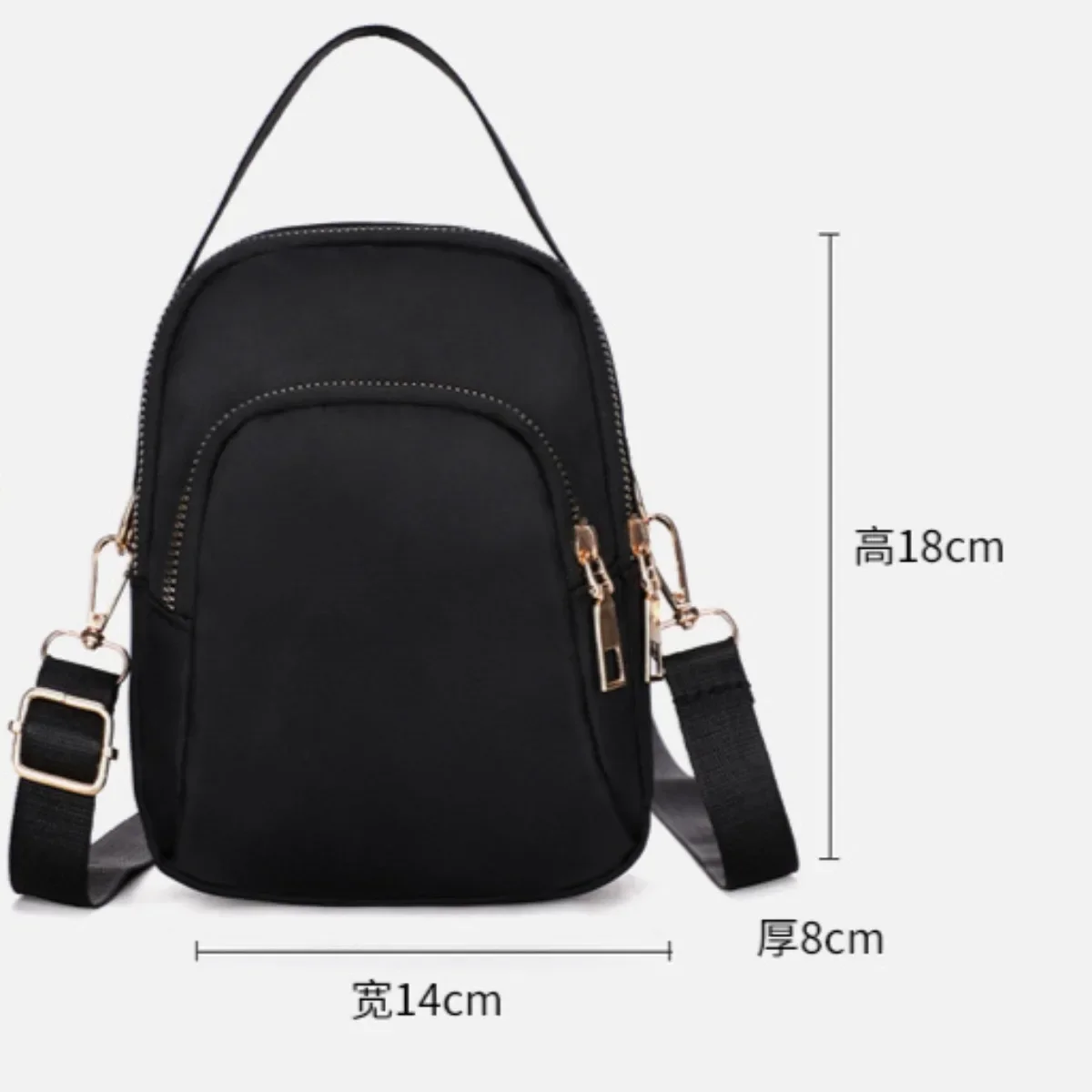 Женская сумка через плечо многофункциональный кошелек нейлоновая ткань Оксфорд