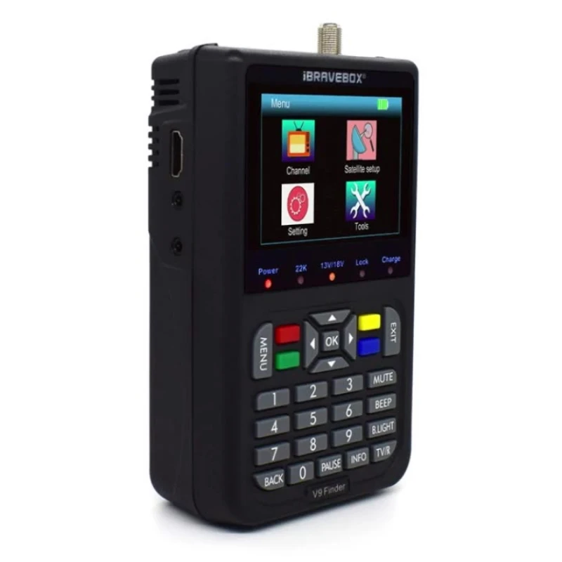 

Drop Shipping iBRAVEBOX V9 Satellite Finder TV Receiver Digital Satellite Signal Finder Meter