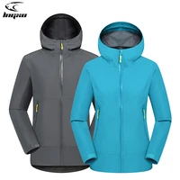 lngxo camping jackets men women three layer waterproof hiking climbing trekking windbreaker outdoor sports windproof rain coat