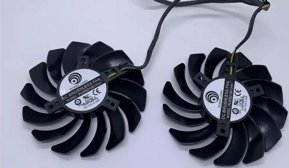 

1 Pair 87mm PLD09210B12HH 4 Pin Graphics Video Card Cooling Fan for MSI RX 470 480 570 580 Armor Cooler Fan