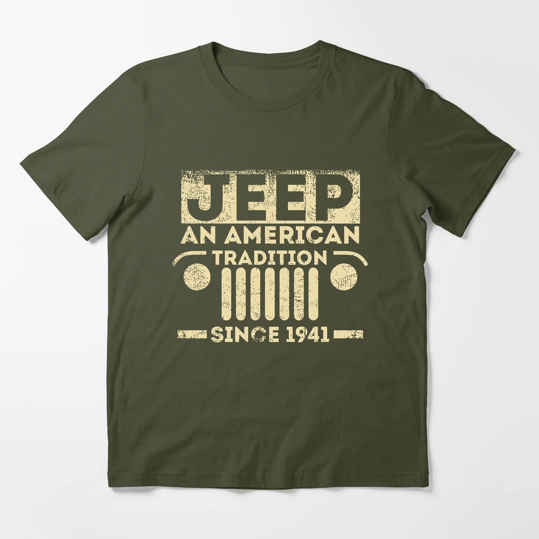 

Amazing Tees Casual Unique Oversized Vintage Jeeps Since 1941 Funny Distressed Jeeps Lovers Gift Essential T-shirt Men T-shirts