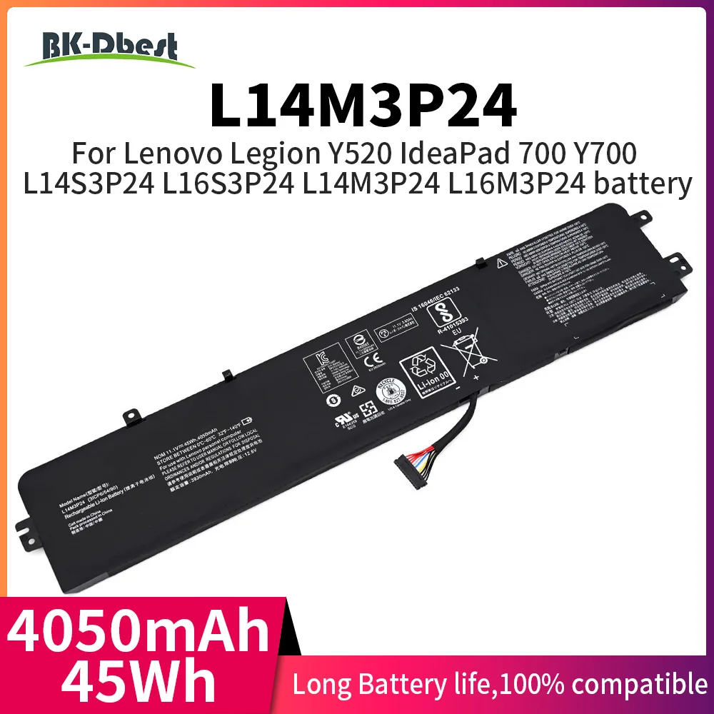 BK-Dbest L14M3P24 Аккумулятор для ноутбука Lenovo IdeaPad Y700-14ISK 700-15ISK 700-17ISK Легион Y520-15IKBA