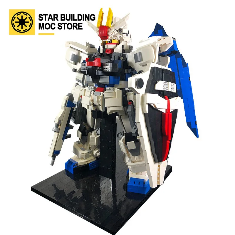 

MOC apply to Lego splice Mobile Mecha Combat 88696 Large Free Gundam Robot Superhero mobile set model building toy
