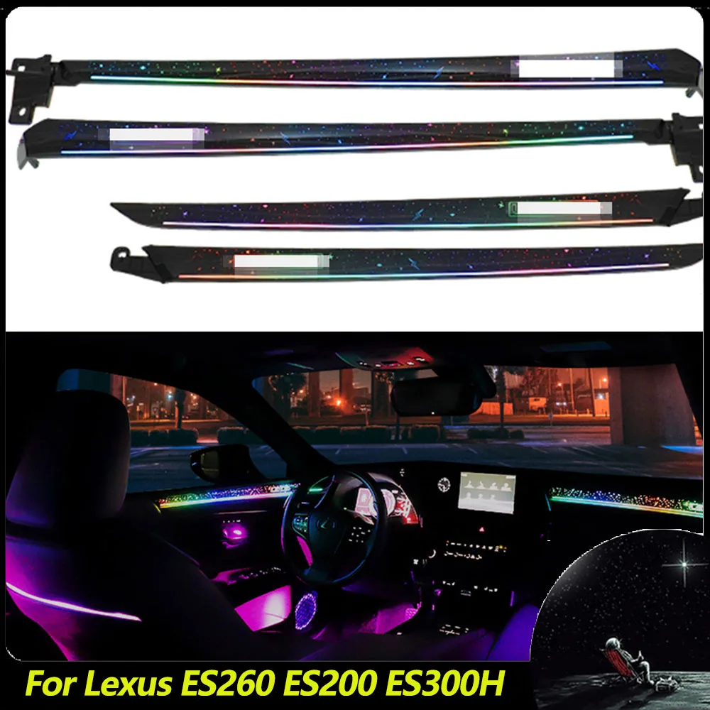 

LED Ambient Light For Lexus ES260 ES200 ES300H 2018-2022 64 Colors atmosphere Lamp Car Styling