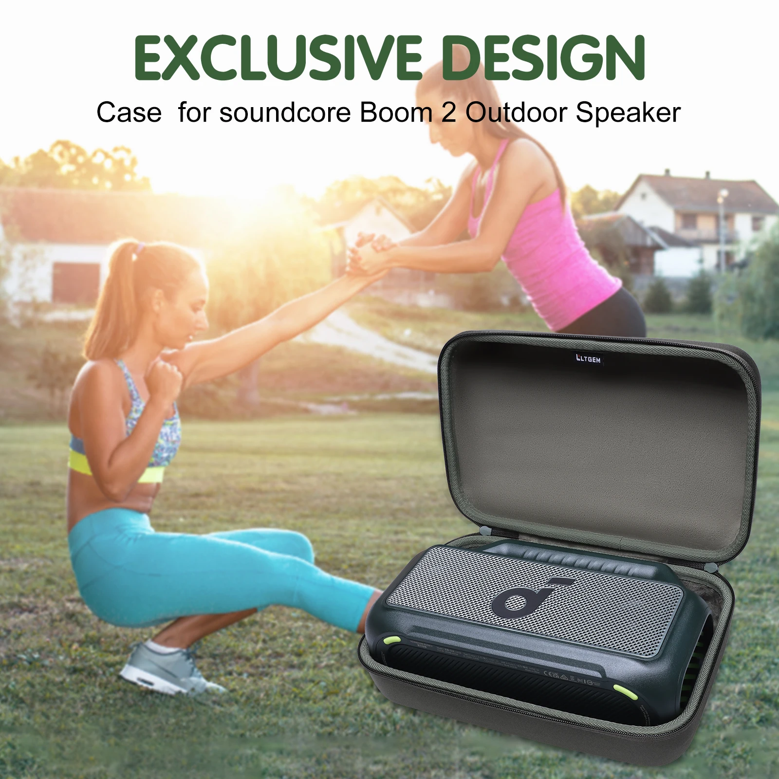 Фото Чехол для Bluetooth-динамика для soundcore Boom 2, уличная сумка для хранения Bluetooth-динамика, аксессуары для Bluetooth-динамика №5