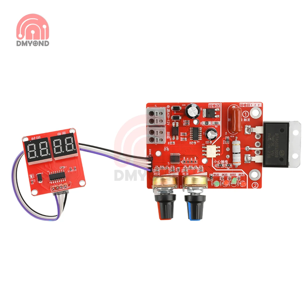 

NY-D01 100A Модуль управления точечной сваркой 110 В/220 В Трансформатор Цифровой дисплей Час точечной сварки и плата контроллера тока