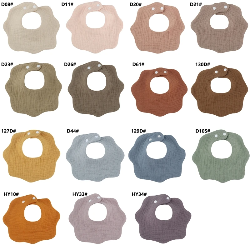 

Baby Bibs 360 Degree Rotating Cotton Gauze Muslin Baby Kid Bandana Bibs Soft Burp Cloths Newborn Infant Saliva Towel Baby Stuff