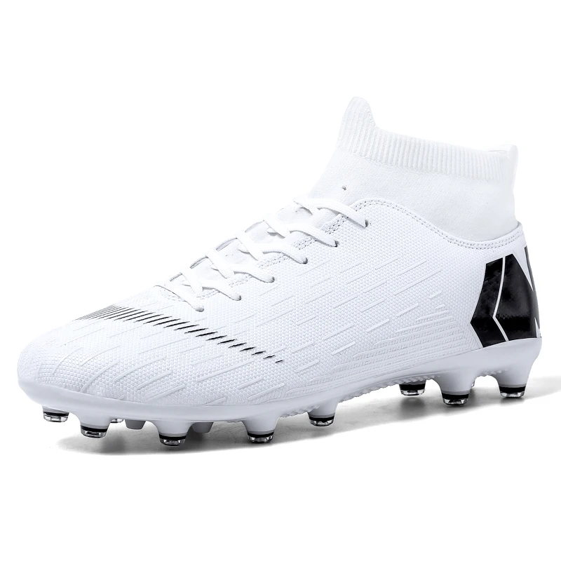 

Ultralight Men FG Long Spikes Soccer Shoes Outdoor Boys Girls TF Football Training Adults Sport Athletic Cleats Futsal Sneakers