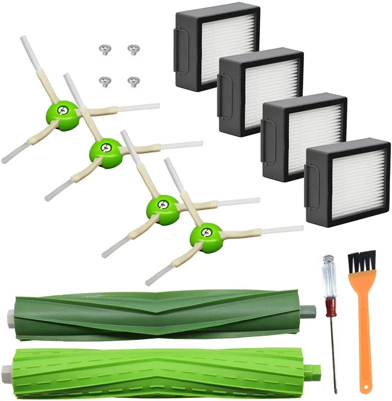 Hepa Filter Side Brush for iRobot Roomba i7 i7 i6 i8 i3 Plus